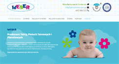 Desktop Screenshot of pieluchytetrowe.pl