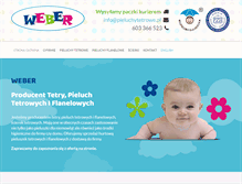 Tablet Screenshot of pieluchytetrowe.pl